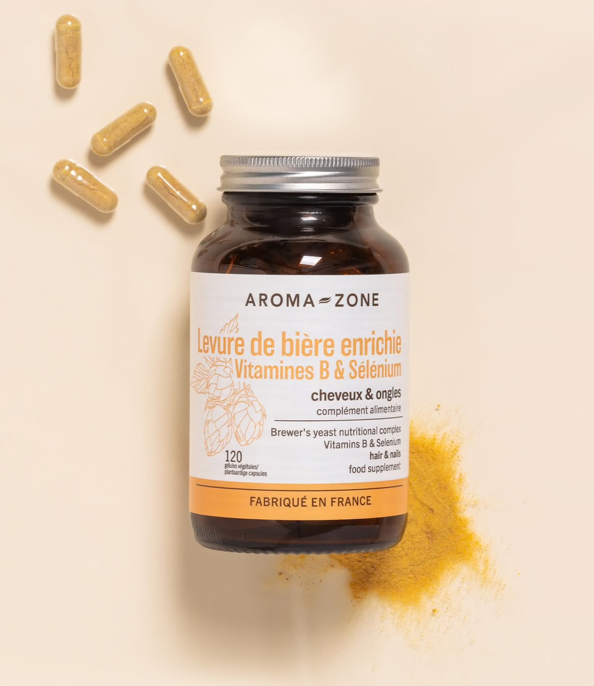 Levures de bière 120 gélules compléments alimentaires