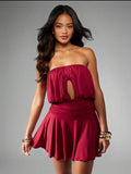 MissGuided Robe plissée sans bretelles