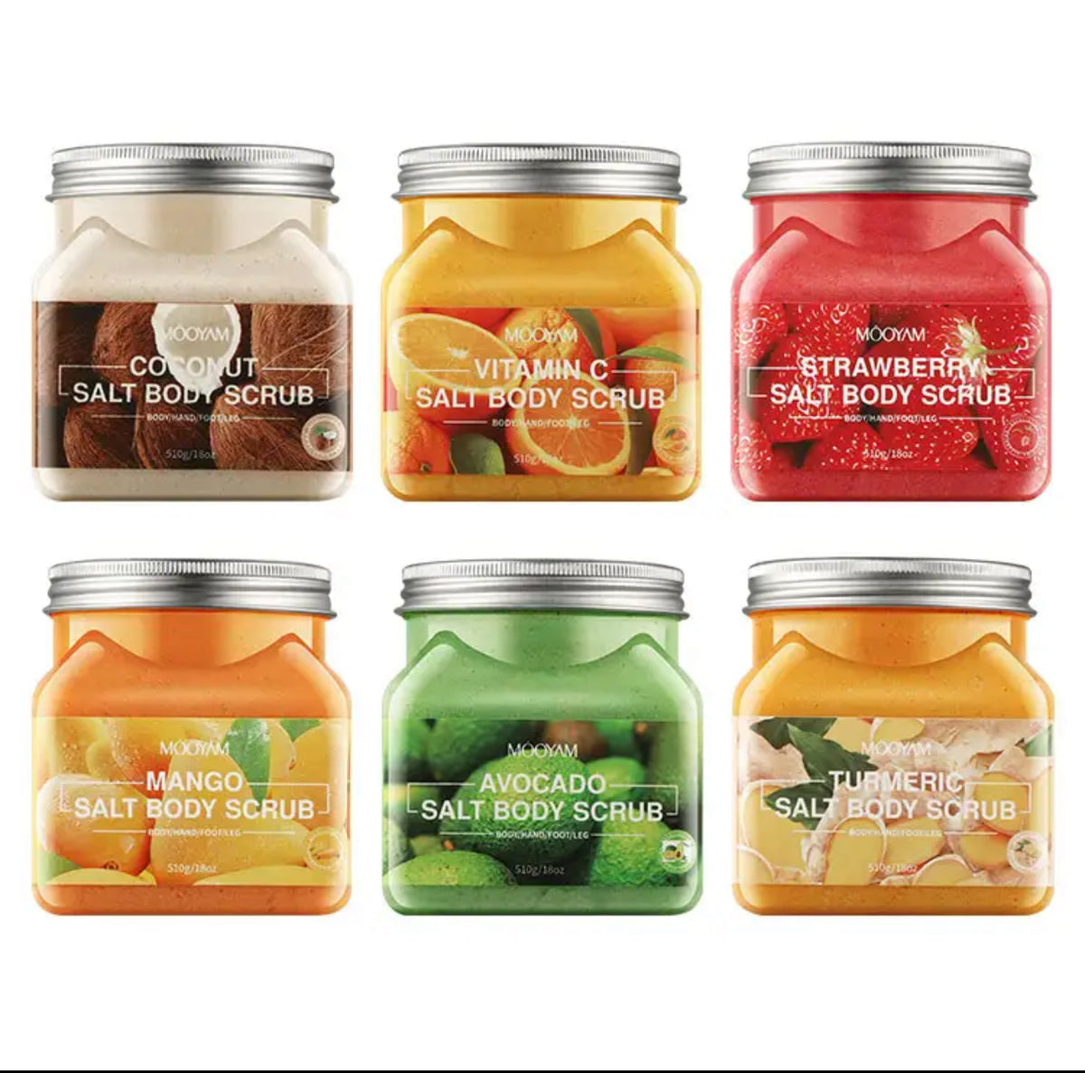 Salt body scrub 510g