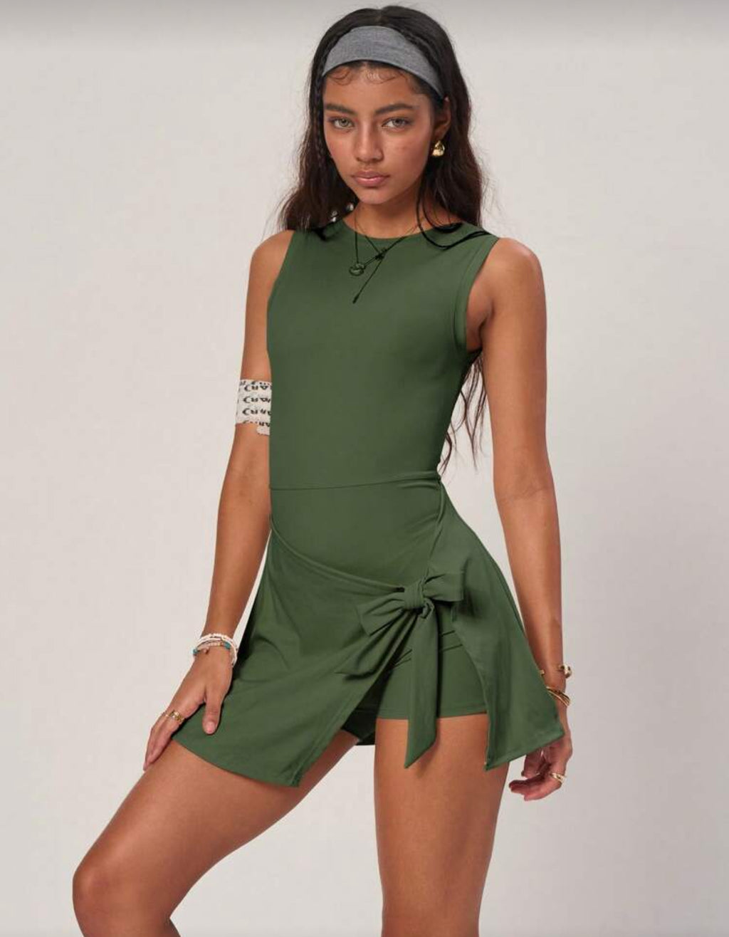 Robe sans couture avec short intégré