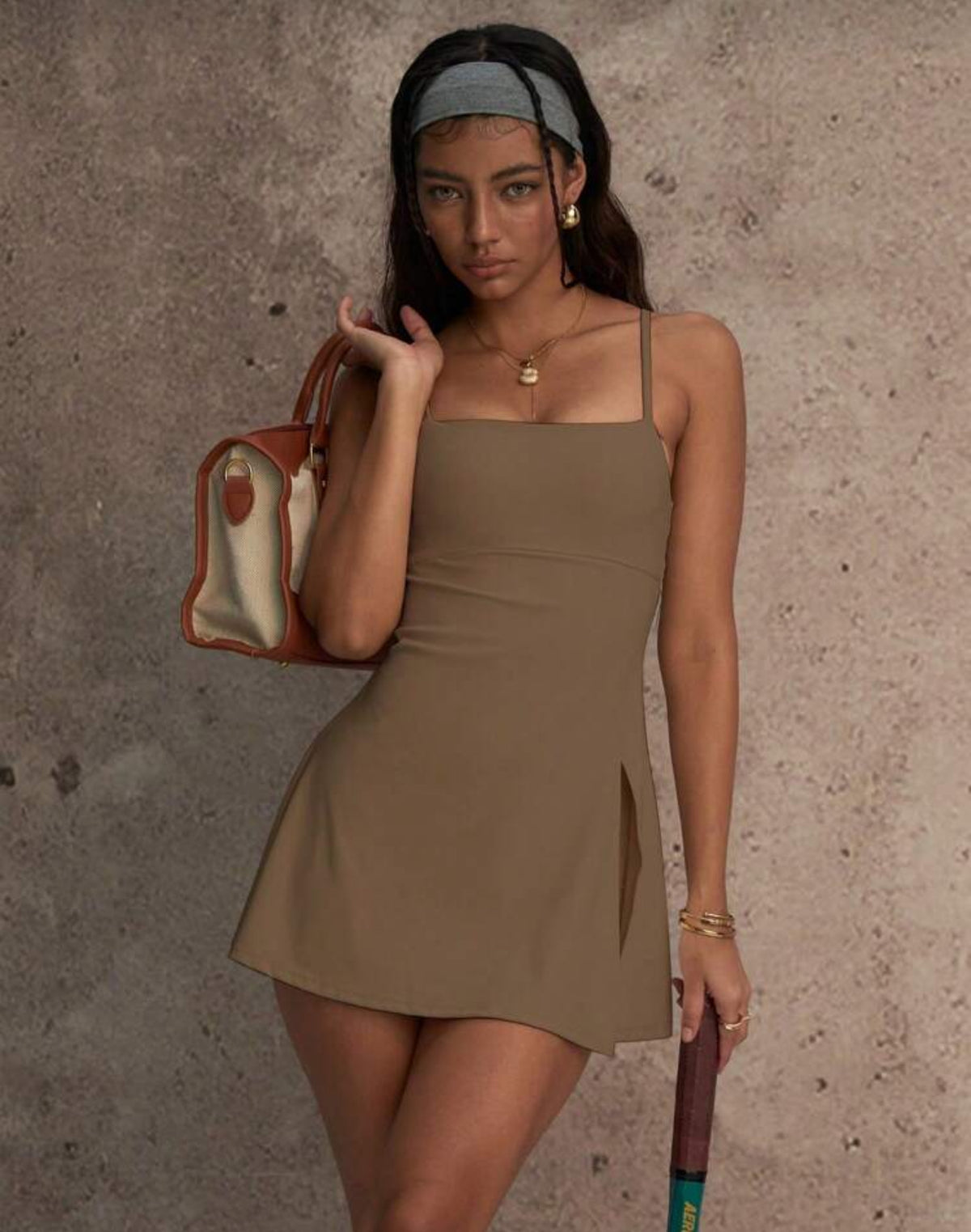 Robe de yoga sans couture avec short intégré