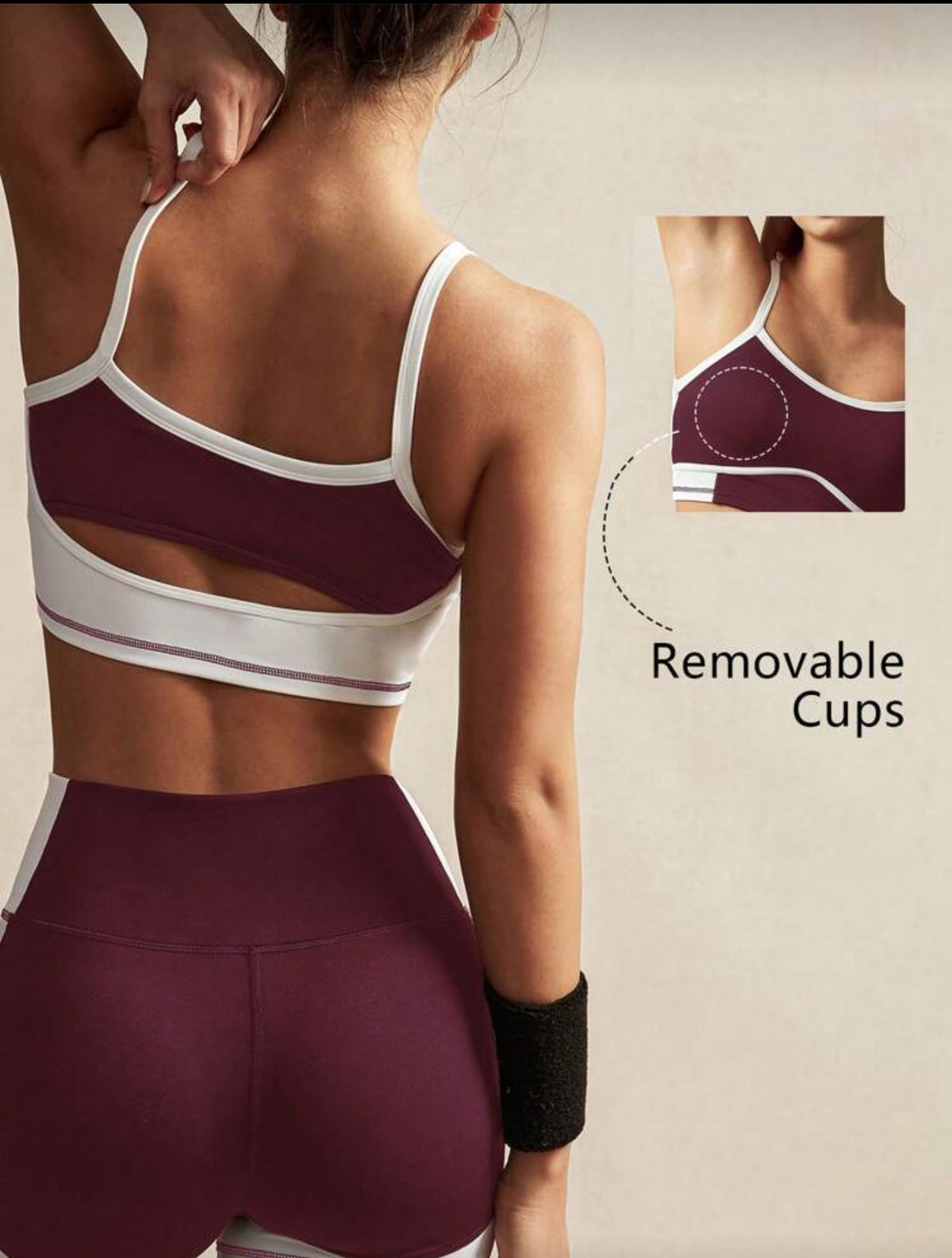 VARSITIE ensemble de sport avec bandes